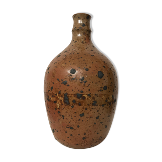 Vase "bottle" in pyrite sandstone, vassil ivanoff 1960