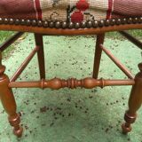 Antique chair Louis-Philippe in cherry wood