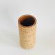 Vintage ceramic vase wood effect