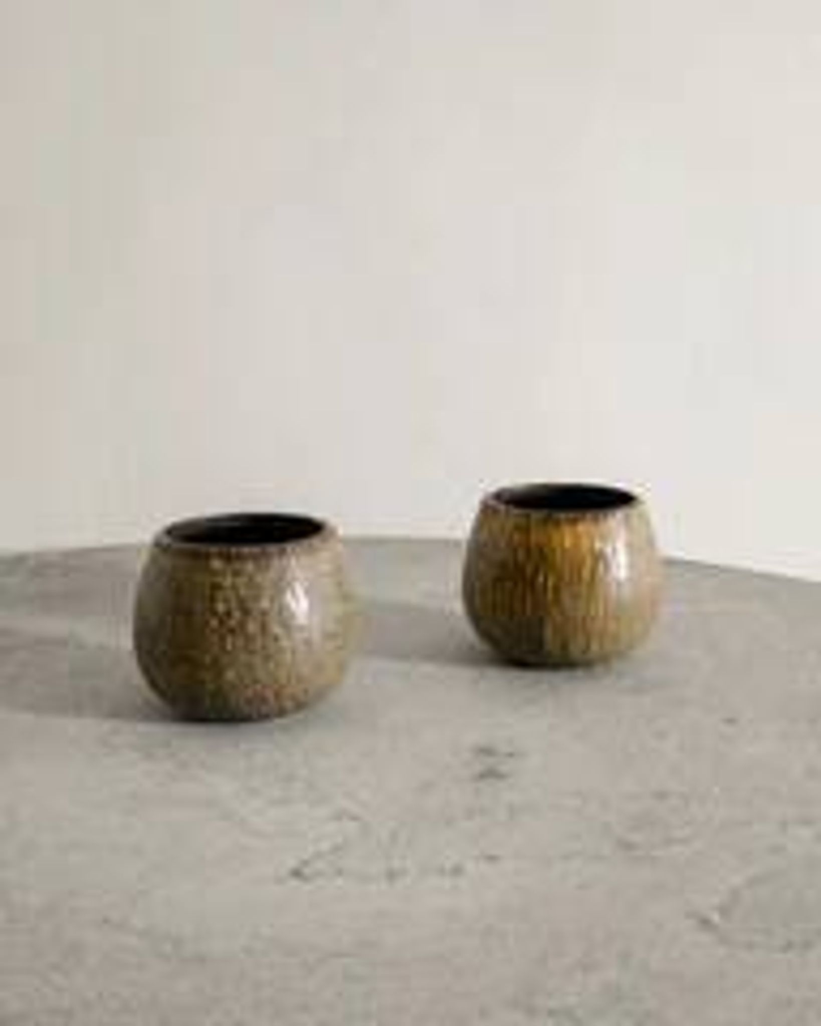 Pair of Swedish Mid Century Cermic Rubus Bowls by Gunnar Nylund,  1950s
