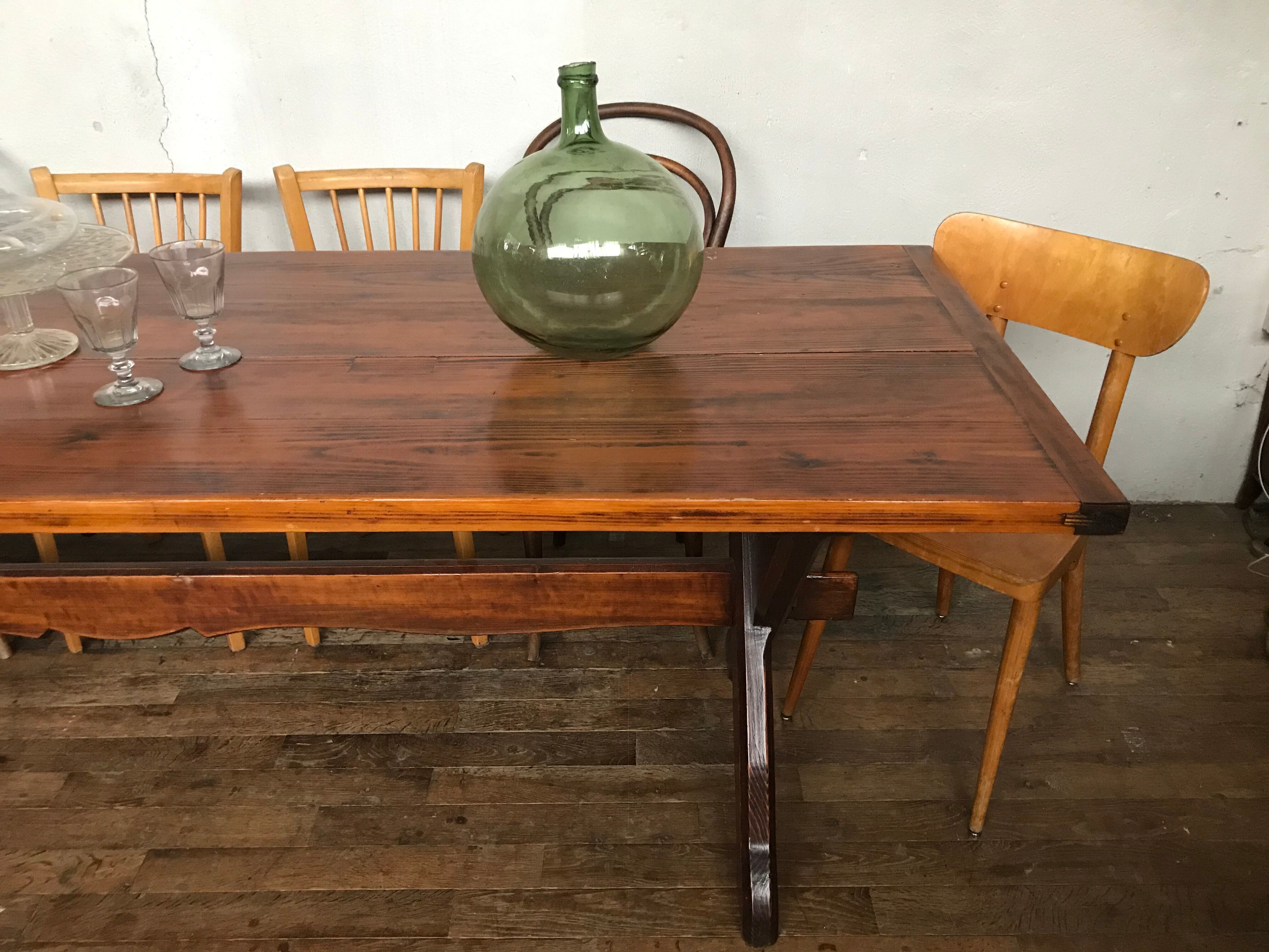 Farm table 2.5 m, in pines 1950
