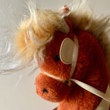 Vintage Sulky horse tricycle in wood and plush