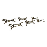 Lot de 6 portes-couteaux - cheval au galop