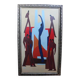 Vintage Figurative Abstract Nudes Painting