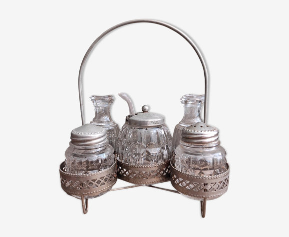 Français ensemble de cruet vintage