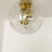 Ice Glass Flush Lamp by Doria