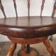 Fauteuil de bureau pivotant dit de capitaine vers 1900