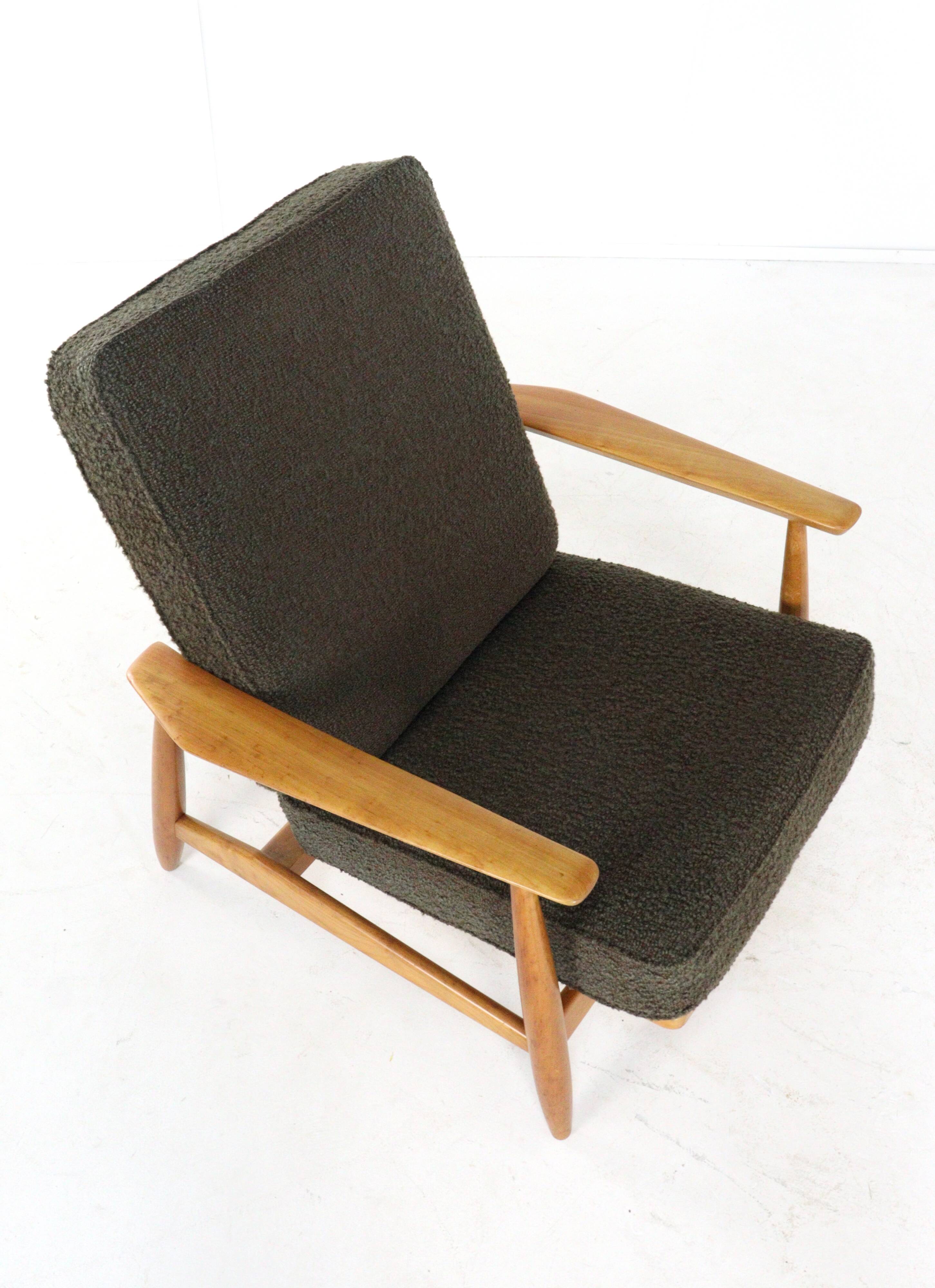 Fauteuil scandinave style Dux « Vejvad » | design vintage