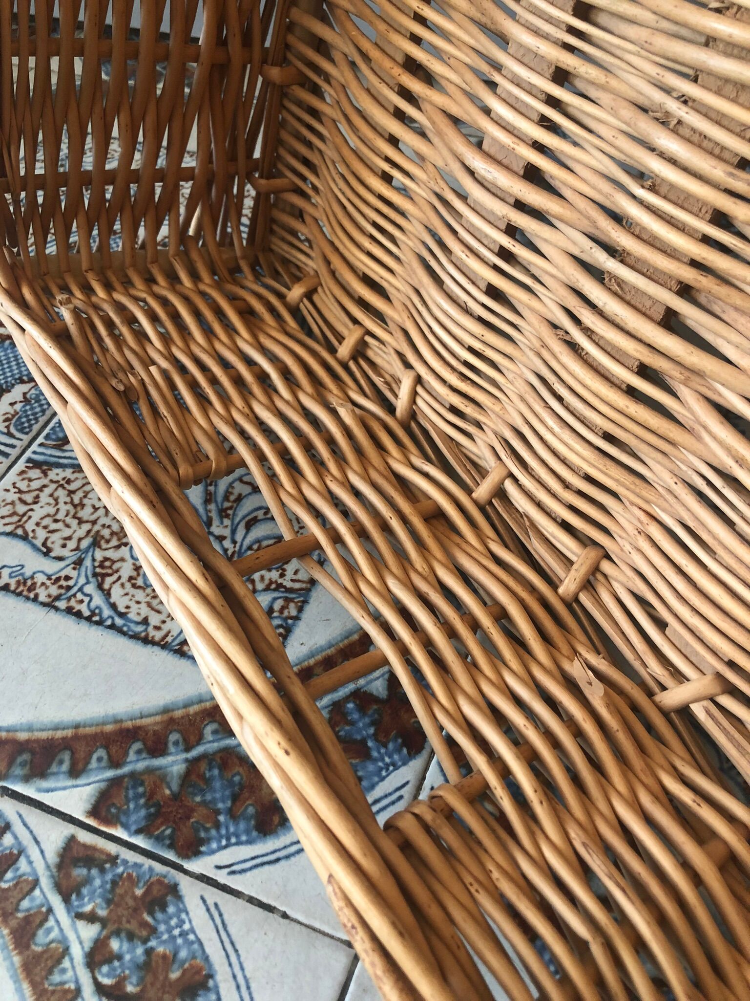 Wicker basket of bakery or cinema opener