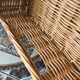 Wicker basket of bakery or cinema opener