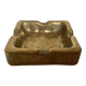 Hammered bronze ashtray