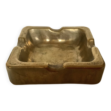 Hammered bronze ashtray