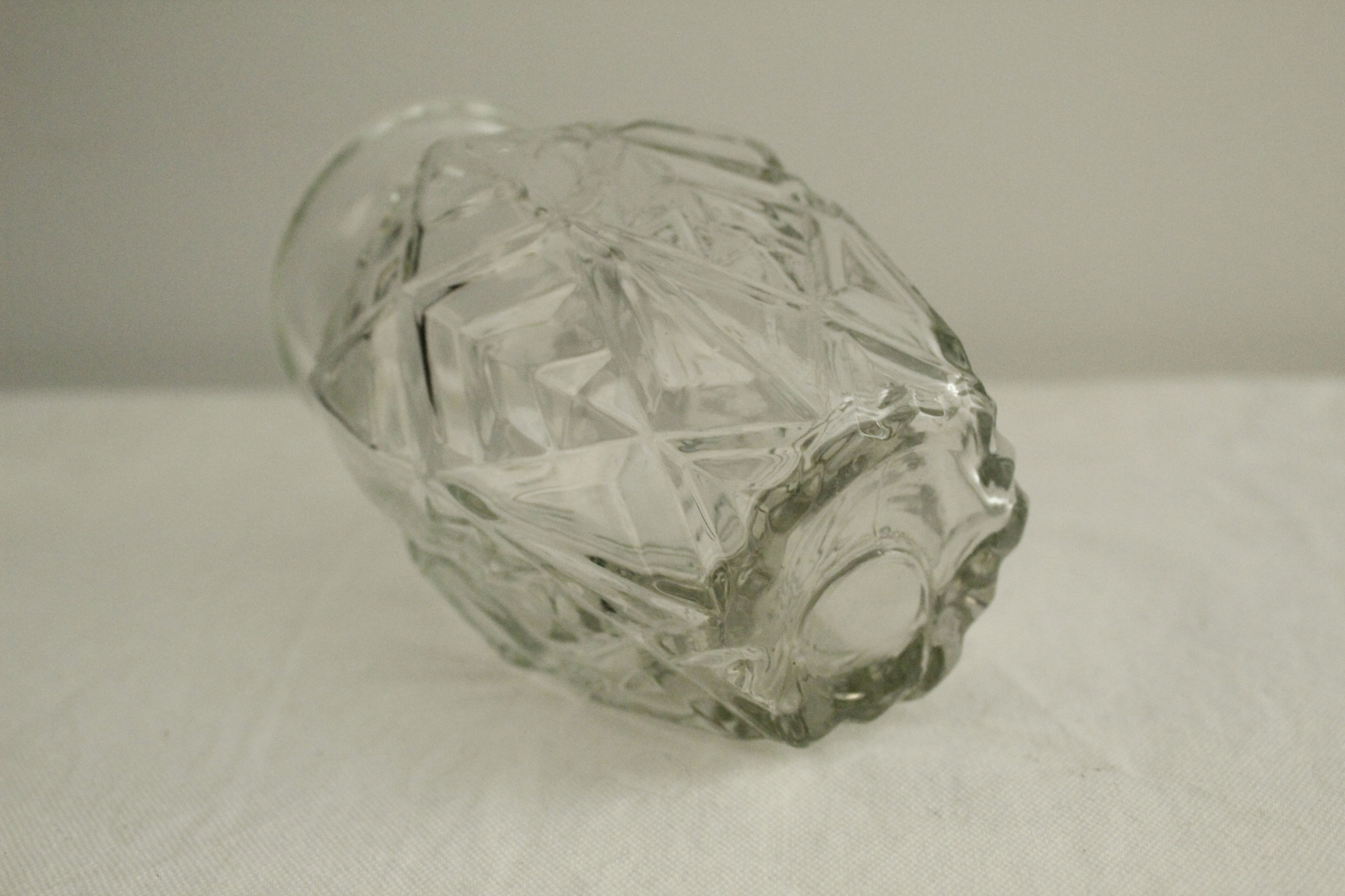 Small art deco glass vase