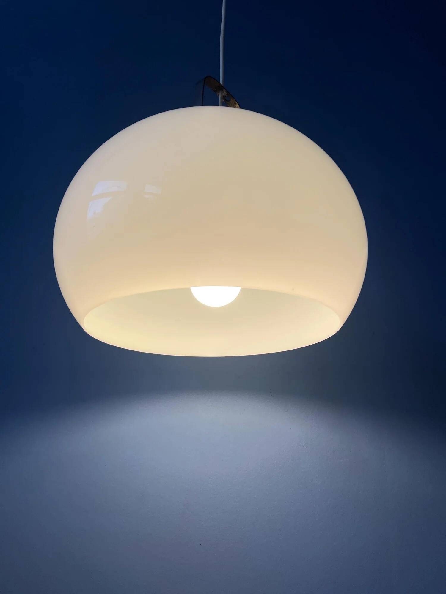 Vintage Guzzini inspired mushroom pendant lamp