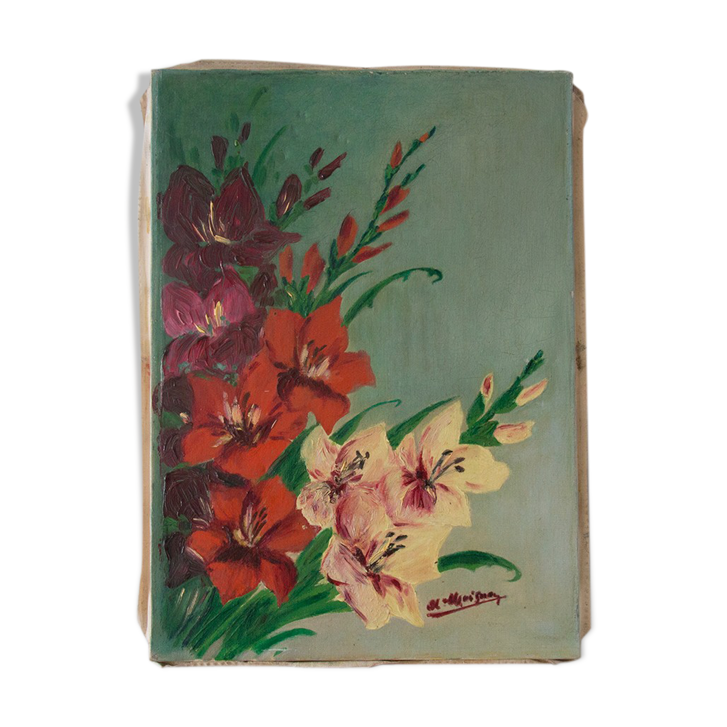 Painting "Bouquet de lys"