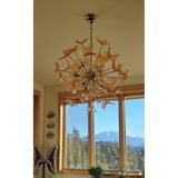 Lustre en verre de Murano