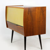 Vintage record player cabinet, 1960s