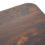 Nice antique English tilt-top table/side table with a square top