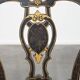 Set of 2 antique French Napoleon III chairs inlaid with mother-of-pearl