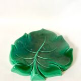 ceramic trivet leaf model Gien 60s