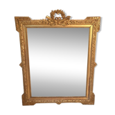 Miroir de cheminée de style Louis XVI et d'époque XIXème