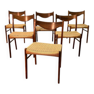 6 chaises scandinaves