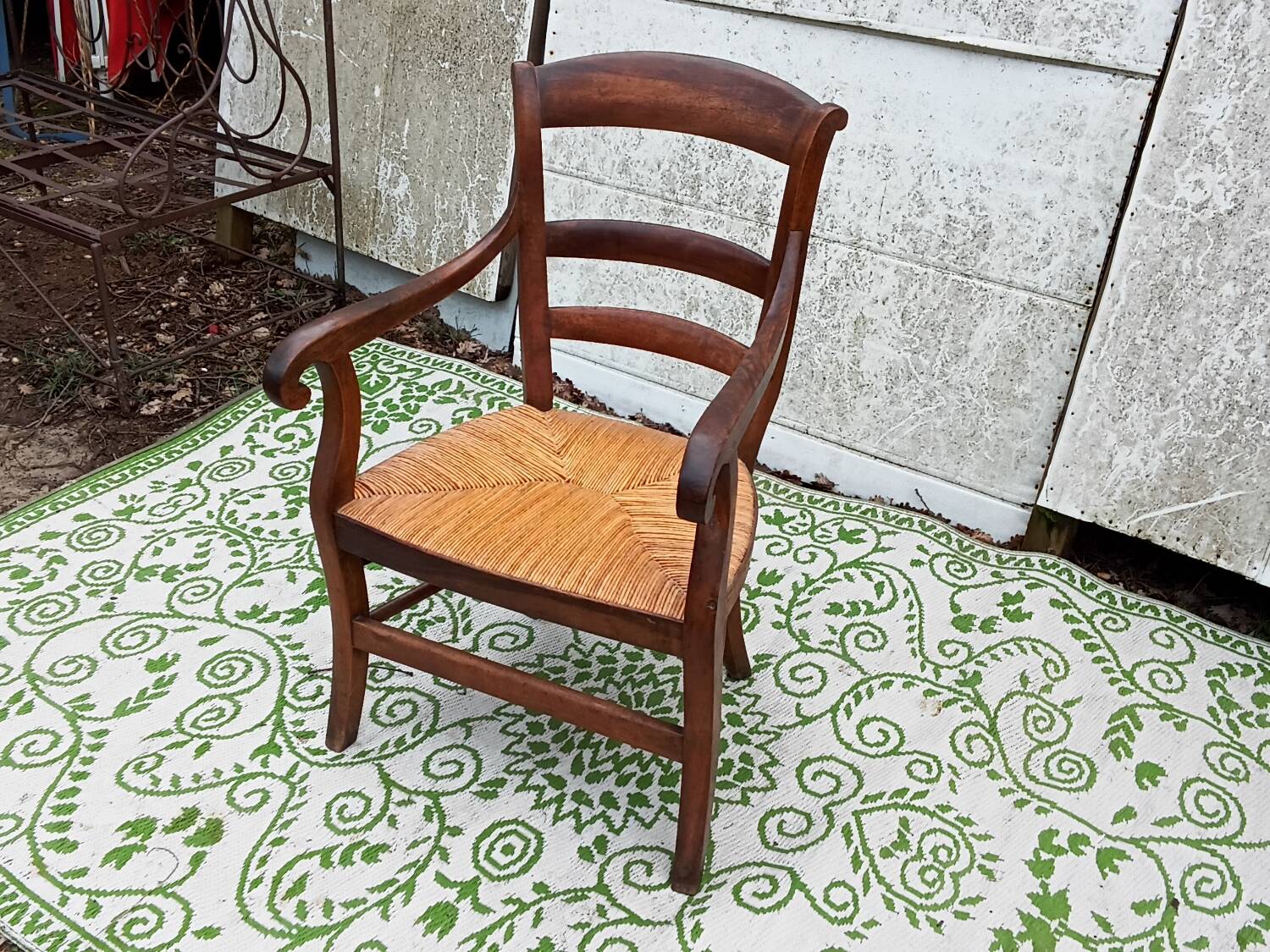 Fauteuil paillé