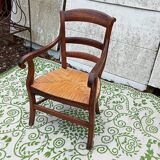 Straw armchair