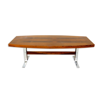 Rosewood and metal coffee table, Sweden, 1960