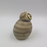 Ceramic Cat MIA Grey Stripes Lisa Larson Yellow Eyes Atelier Gust