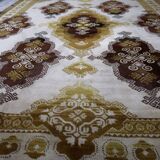 Tapis vintage français Savonnerie 242cm x 349cm - 1C1014
