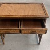 Rattan desk