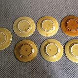 Series of 7 dessert plates