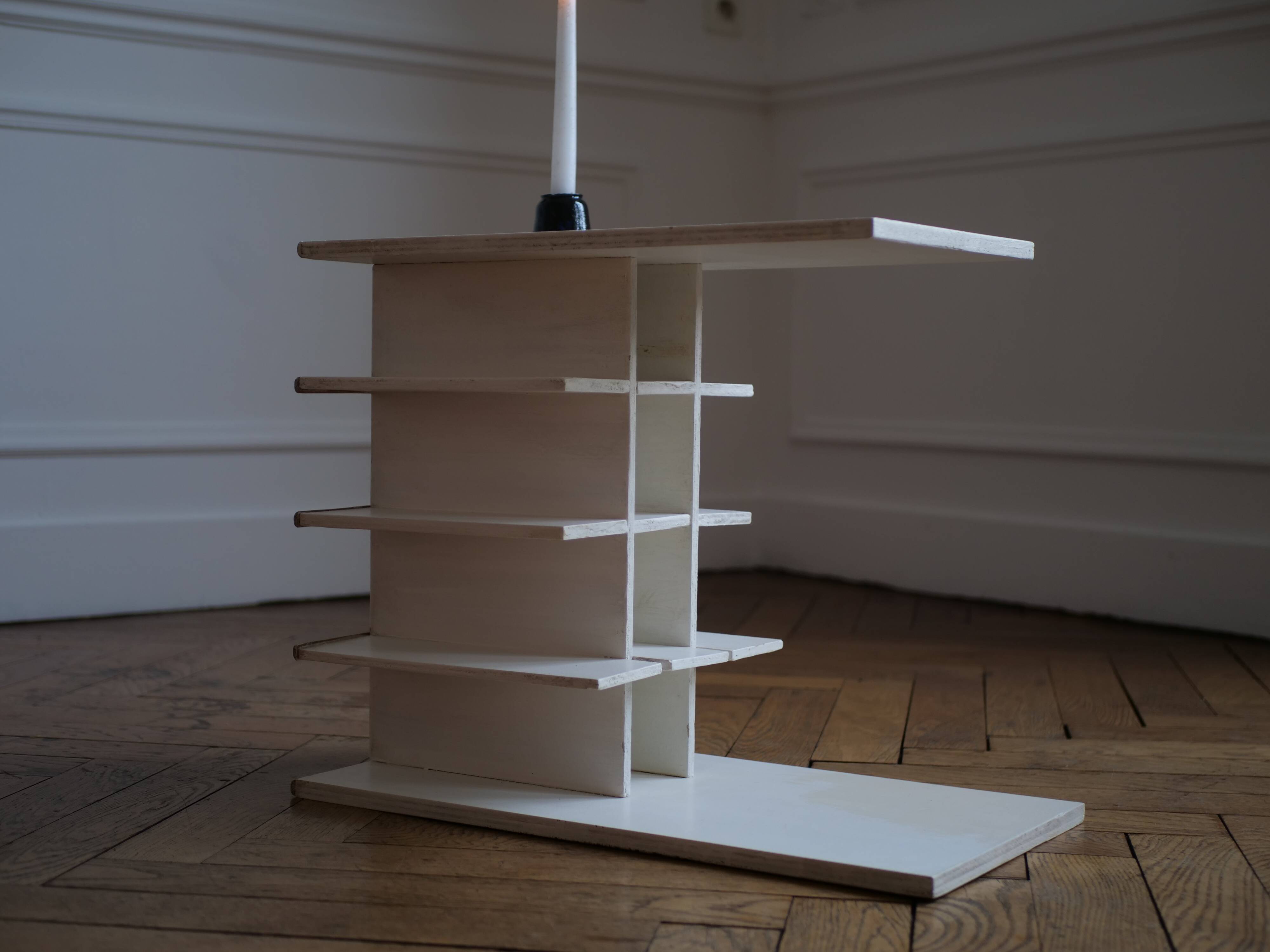 modernist bedside table, anonymous work, 20th century