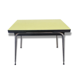Yellow formica table