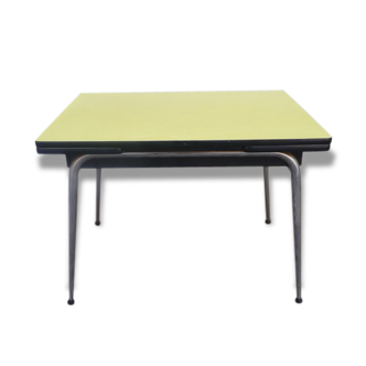 Yellow formica table