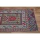 1970s Vintage Turkish Oushak Handmade Wool Cotton Pink Runner Rug 86x286