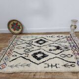 Tapis Berbère Marocain Artisanal 142 X 108 CM