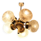 1970s Glass Chandelier by Instala Decin, Czechoslovakia