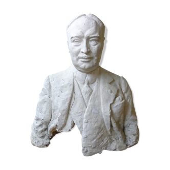 Plaster bust