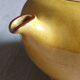 Vintage Mustard Enamelled Ceramic Teapot