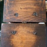Carved wooden ornaments or consoles