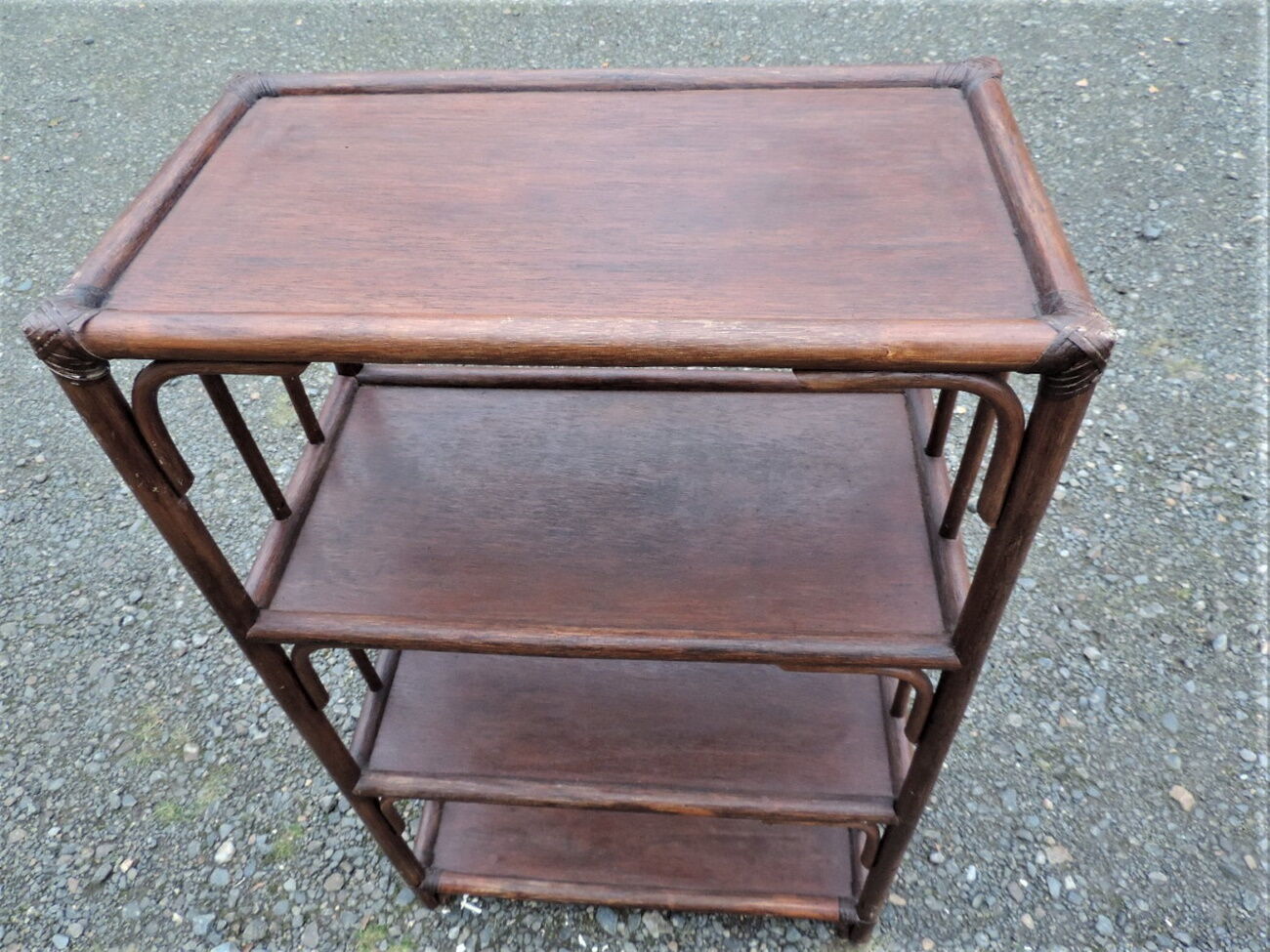 Rattan shelf from the 70'