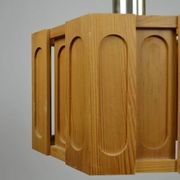 Suspension en pin architectural hexagonal, Suède, années 1970
