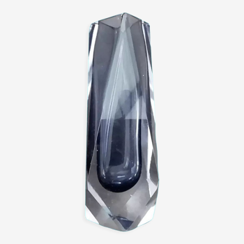 Murano Diamond Faceted Vase