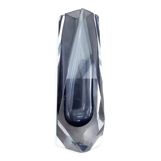 Murano Diamond Faceted Vase
