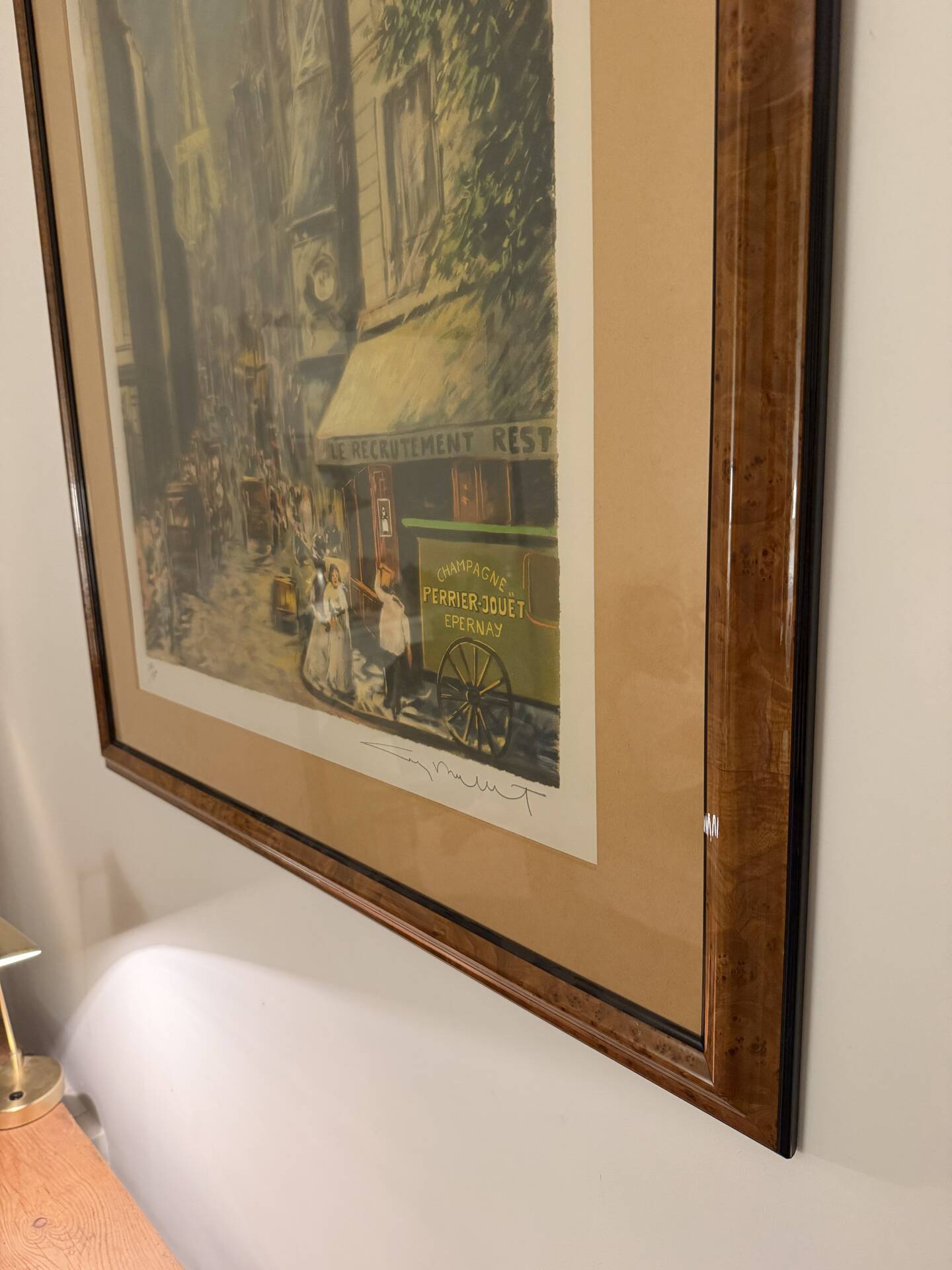 Grande Lithographie Guy Buffet - centenaire Tour Eiffel