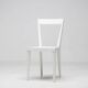 Lot de quatre chaises livia blanches, Gio Ponti