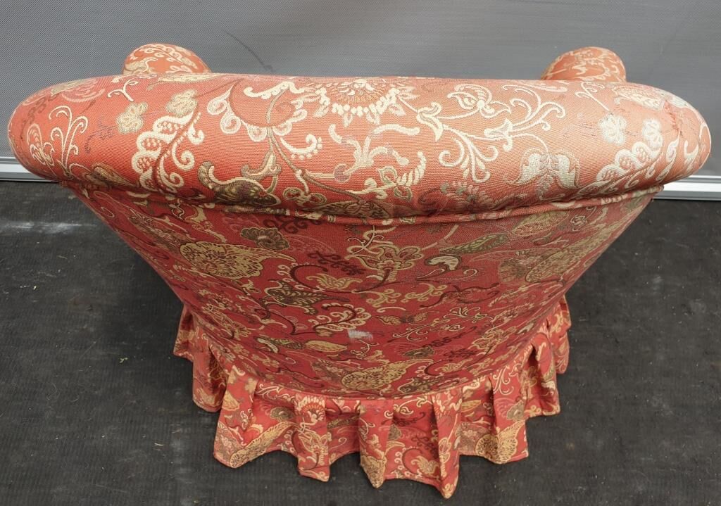 Toad armchair upholsterer cashmere fabric