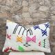 Handmade cushion cover in Berber wool Moroccan Kilim cushion 60x40